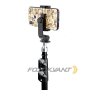 Fotokvant LS-2102+SM-CL15 штатив-стойка 210 см с креплением для смартфона