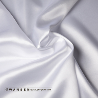 Wansen BS-1014-841323 Pure White шелковый фон 1x1.4 м серебристо-белый