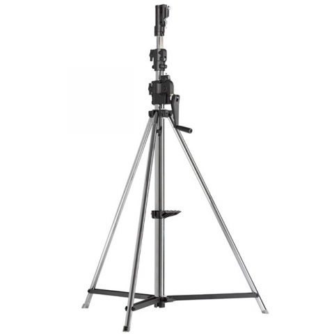 Kupo 483T 3 SCT Wind-Up Stand w/Auto Self-Locking Device Silver стойка с редукторной колонной